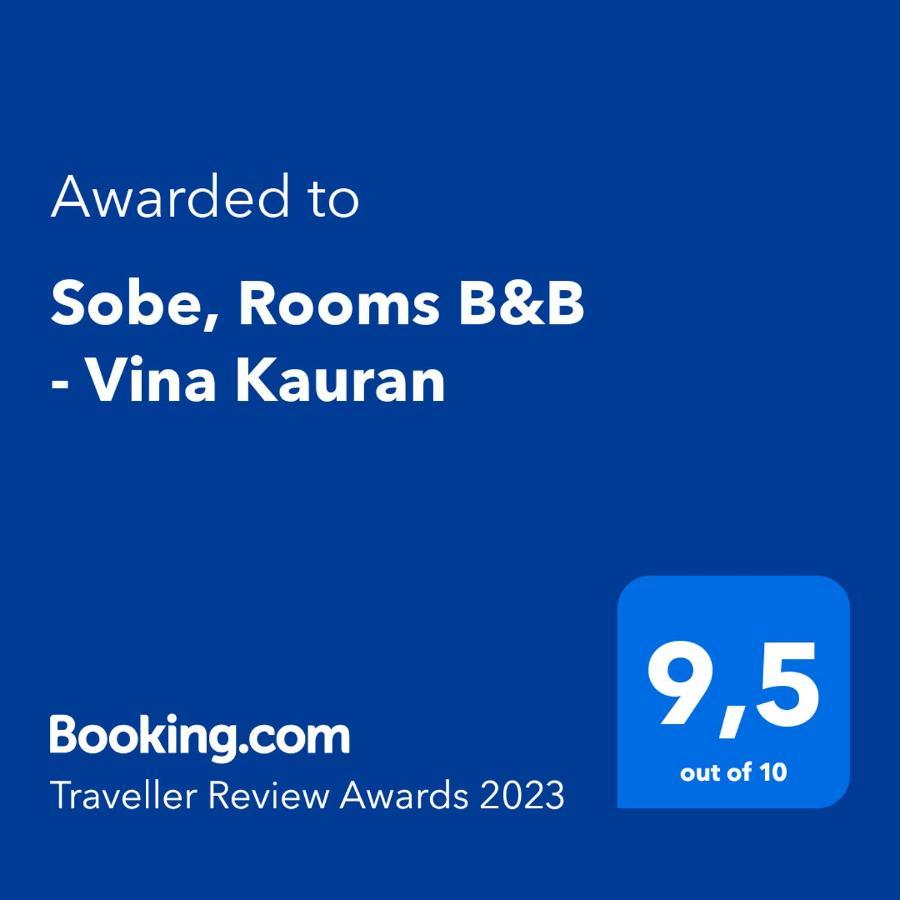 Sobe, Rooms B&B - Vina Kauran Zgornji Jakobski Dol 外观 照片
